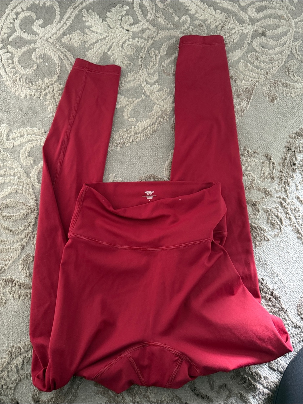Monday Swimwear Crimson High-Rise Leggings